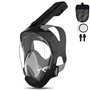 MAISITOO Masque de Plongée Intégral 180° avec Tuba Pliable et Système Dry-Top | Notre Meilleur Masque de Snorkeling pour Adulte
