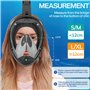 MAISITOO Masque de Plongée Intégral 180° avec Tuba Pliable et Système Dry-Top | Notre Meilleur Masque de Snorkeling pour Adulte 