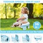 MAISITOO Pot Pliable pour Bébé – Toilette d'apprentissage 3-en-1 avec Sacs Jetables, Sac de Rangement, Autocollants & Design Ant