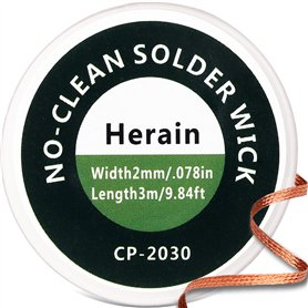Herain Mèches à dessouder tressées avec flux