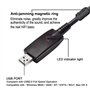 SiYear Câble USB de guitare – Interface USB 2.0 mâle vers TS mono 6,35 mm (1/4") câble convertisseur de guitare électrique, câbl