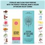 Kit Soin Pour Piercing Base Labs | Huile Chéloïde Perçante (15ml) plus Spray De Soin Piercing (120ml) | Accélérer La Cicatrisati