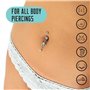 Kit Soin Pour Piercing Base Labs | Huile Chéloïde Perçante (15ml) plus Spray De Soin Piercing (120ml) | Accélérer La Cicatrisati