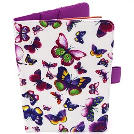 Protège Carnet De Santé Pour Bébé Fille – Motif Papillon – Format A5 15x21 cm – Rabats Pour Ranger Les Ordonnances