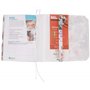 Protège Carnet De Santé Pour Bébé – Motif Fleurs – Format A5 15x21 cm – Rabats Pour Ranger Les Ordonnances