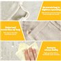 SLTAXAR 10PCS Sacs en Tissu en Coton 20 * 30CM Réutilisable Avec Cordon de Serrage - Mousseline, Toile de Jute Pour Stocker, DIY