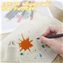 SLTAXAR 10PCS Sacs en Tissu en Coton 20 * 30CM Réutilisable Avec Cordon de Serrage - Mousseline, Toile de Jute Pour Stocker, DIY