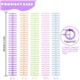 SLTAXAR 15PCS Peignes de Reliure en Plastique 12MM 30 Trous Peignes en Plastique pour Reliure Peignes Spirales pour Reliure Anne
