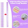 SLTAXAR 15PCS Peignes de Reliure en Plastique 12MM 30 Trous Peignes en Plastique pour Reliure Peignes Spirales pour Reliure Anne