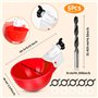 5 Pièce Abreuvoirs Automatiques Kit DIY Abreuvoir Poules Abreuvoir Poule avec scie à Trou de pour Poussin