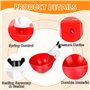 Abreuvoir pour Poules, 5 Pièce Abreuvoirs Automatiques Kit DIY Abreuvoir Poules Abreuvoir Poule avec scie à Trou de pour Poussin
