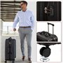 Lazenne Elite | Valise à Vin Élégante et Légère pour 12 Bouteilles, Bagage à vin, avec Serrure TSA Approuvée, Conception Durable
