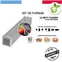 Tube Fumoir pour fumage au barbecue [FlaMagic ®] – 100% français & éco-responsable – boite de fumage + copeaux de bois recyclé s