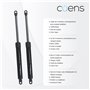 Jeu de 2 amortisseurs ou Ressorts à gaz pour lit Coffre 1150N - Collier M-8 - Idéal pour lit Coffre 135 cm - Cuens