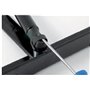 Jeu de 2 amortisseurs ou ressorts à gaz pour lit coffre 1150N boule-clip - Idéal pour lit coffre 135 cm - Cuens