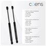Jeu de 2 amortisseurs ou ressorts à gaz pour lit coffre 1150N boule-clip - Idéal pour lit coffre 135 cm - Cuens