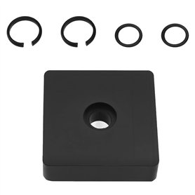 YIUKICUA Kit de bague de retenue pour clé à chocs 3/8 - Anneau de retenue d'impact noir - Anneaux de friction à impact - Outil d