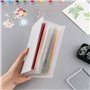 Album photo de 10 x 15 cm avec couvertures transparentes, livre de rangement pour cartes postales, œuvres d'art, images, autocol