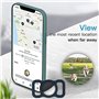 2Pcs éTui De Protection en Silicone, Housse De Protection pour Airtags, Housse De Protection Anti-Rayures Et Anti-Perte, Coque e
