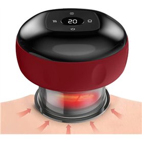 Kavydens Gua Sha - Ensemble de thérapie électrique intelligent avec ventouses dynamiques avec 12 niveaux de température et d'asp