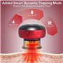 Kavydens Gua Sha - Ensemble de thérapie électrique intelligent avec ventouses dynamiques avec 12 niveaux de température et d'asp