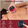 Kavydens Gua Sha - Ensemble de thérapie électrique intelligent avec ventouses dynamiques avec 12 niveaux de température et d'asp