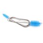 Brosse de nettoyage pour aquarium Netspower, brosse tubulaire pour tube flexible 155mm en acier inoxydable, ressort, tube double