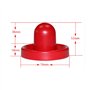Poussoirs de Hockey pneumatique et palets de Hockey pneumatique - Accessoires de Rechange pour Tables de Jeu (2 attaquants + 4 p