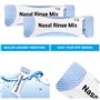 Neti Pot Lot de 60 sachets de sel de rinçage nasal pour douche nasale pour adultes et enfants (2,2 g)