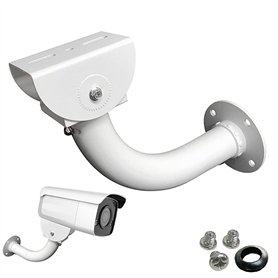 PCAORLEORS Support mural universel réglable pour caméra de surveillance CCTV / caméras IP / caméra dôme avec monture en forme de