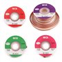 Lot de 4 mèches à dessouder en cuivre pour enlever les tresse de soudure 2 mm