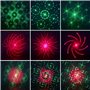 Lampe de Scène 3 en 1 avec Télécommande, Boule Disco avec Stroboscope, Lumière de Fête DJ LED à Commande Vocale Divers Effets RG