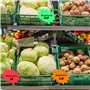 Aruicheng Lot de 40 étiquettes de prix fluorescentes Starburst - Étiquettes de prix vierges pour magasin de détail, magasin, sup