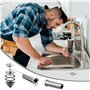 4 Pièces Vis de Panier D'évier pour Bonde Evier de Cuisine 45 mm en Acier Inoxydable pour Bonde Vidange Avec Bon
