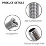 Vis pour Panier,4 Pièces Vis de Panier D'évier pour Bonde Evier de Cuisine 45 mm en Acier Inoxydable pour Bonde Vidange Avec Bon