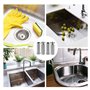 Vis pour Panier,4 Pièces Vis de Panier D'évier pour Bonde Evier de Cuisine 45 mm en Acier Inoxydable pour Bonde Vidange Avec Bon