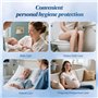 Gkstly Bidet Portable Electrique, Pulvérisateur De 250 mL, Étanchéité IPX7, étanche avec 5 modes de pulvérisation pour le nettoy