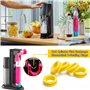 Lot de 5 joints d'étanchéité de rechange compatibles avec les adaptateurs Sodastream