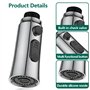Pommeau Douche Robinet Cuisine 3 Modes Robinet Eau Adaptateur Robinet Eau Embout Cuisine Pommeau de Douche Pivotant Robinet Robi