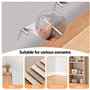 Clou Double Pointe, 500 Pièces Clou à Double Tête Clous Sans Couture à Double Tête Pour Plinthes Livré avec 5 Outils à Douilles 