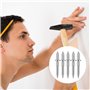 Clou Double Pointe, 500 Pièces Clou à Double Tête Clous Sans Couture à Double Tête Pour Plinthes Livré avec 5 Outils à Douilles 