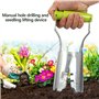 QYRDBGY Planteur de bulbes pratique avec déclenchement automatique et échelle de profondeur - Aide à la plantation pour bulbes d