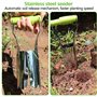 QYRDBGY Planteur de bulbes pratique avec déclenchement automatique et échelle de profondeur - Aide à la plantation pour bulbes d