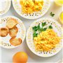 18.5/23cm Assiettes en Papier avec Paillettes dorées