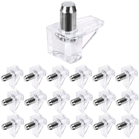 Graplan 120 Pièces Étagère Chevilles Chevilles à Etagere Métallique Goupilles D'étagère Métal Support pour Etagères Chevilles po