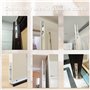 Prmape 2 Pièces Loquet Caché de Porte, Loquets Coulissants de Porte 15cm, Loquet Dissimulé en 304 Acier Inoxydable, Door Flush B