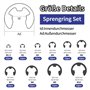 10 tailles - Rondelles de sécurité