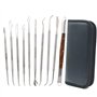 10 outils de sculpture à la cire en acier inoxydable à double extrémité pour sculpture et sculpture en argile