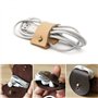 Dylan-EU 50 jeux de Bouton Rond de Rivet Bouton de col à vis Rivets Pleins Rivet en Laiton vis pour Ceinture Bracelet Vêtement A