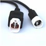 Proscan Adaptateur de câble de diagnostic automobile 4 broches vers OBD2